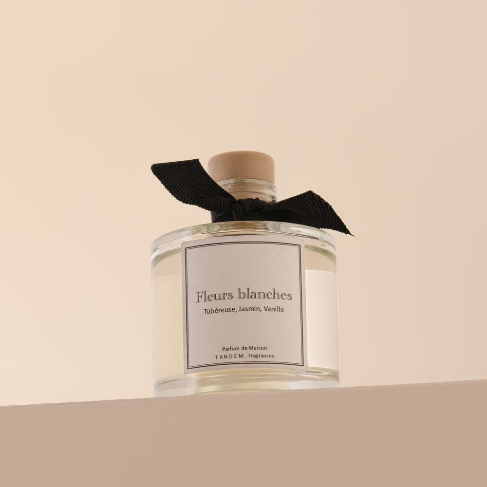 Diffuseur à bâtonnets Fleurs Blanches 100ml
