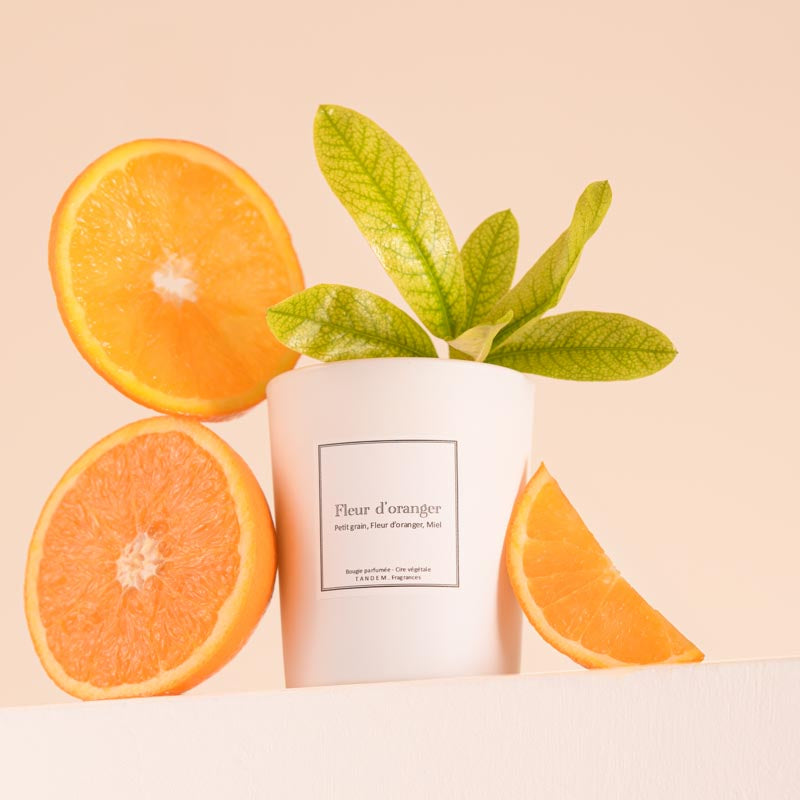 Bougie Parfumée Fleur d'Oranger 180g