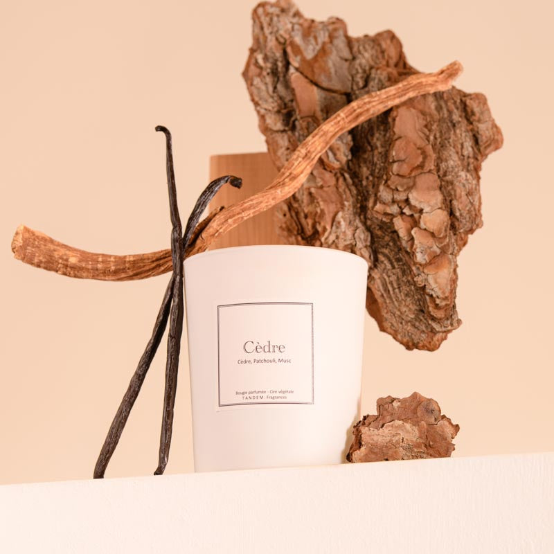 Bougie Parfumée Cèdre 180g