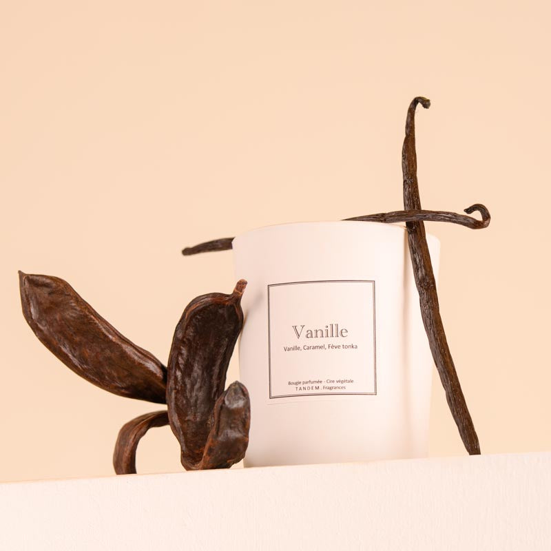 Bougie Parfumée Vanille 180g