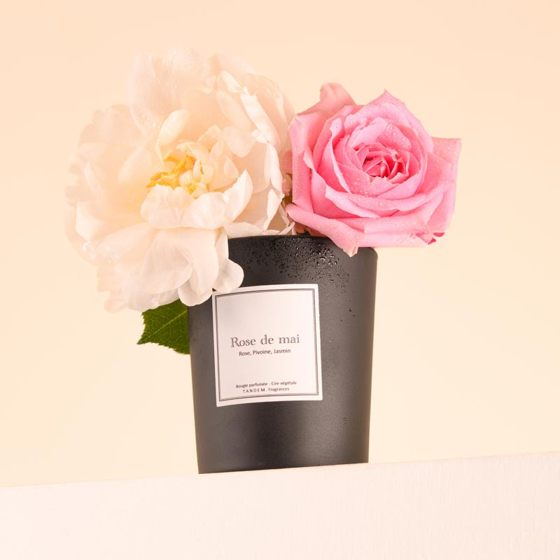 Bougie Parfumée Rose de Mai 180g