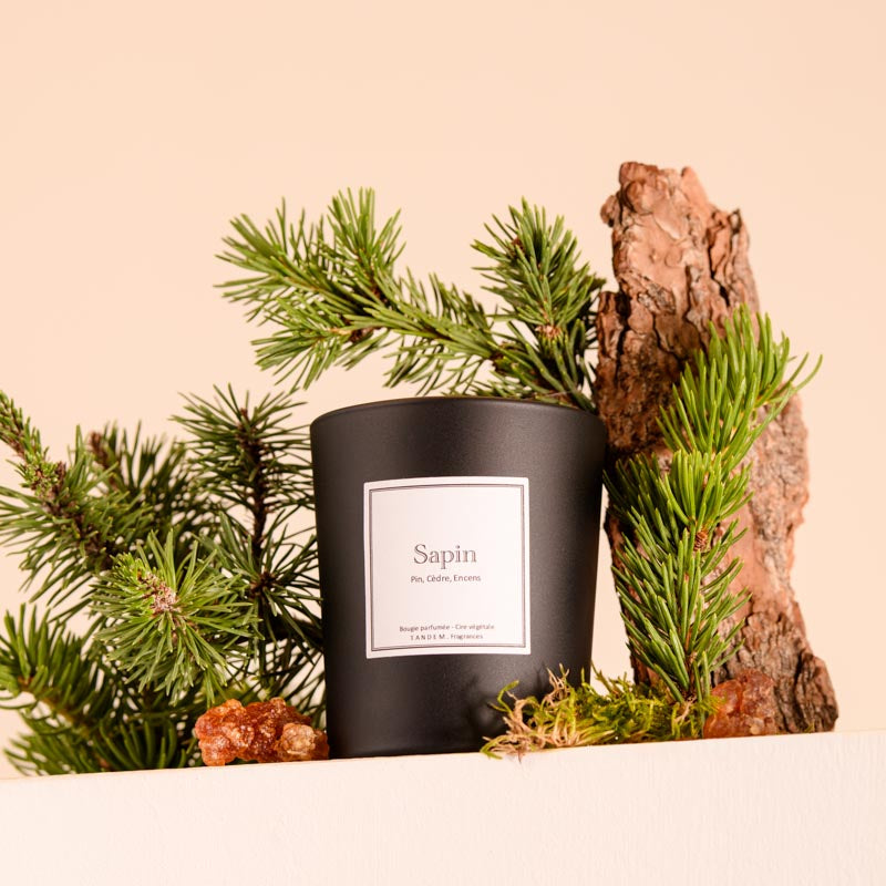 Bougie Parfumée Sapin 180g
