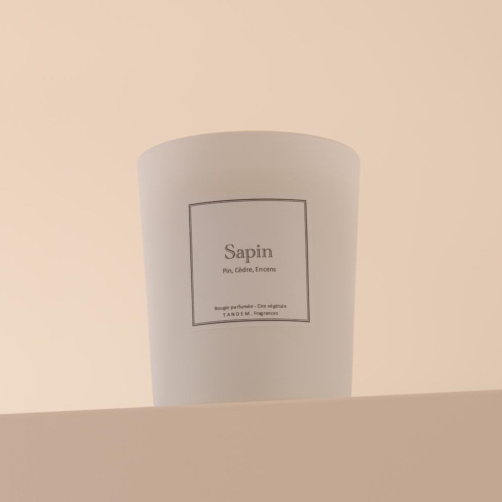 Bougie Parfumée Sapin 180g