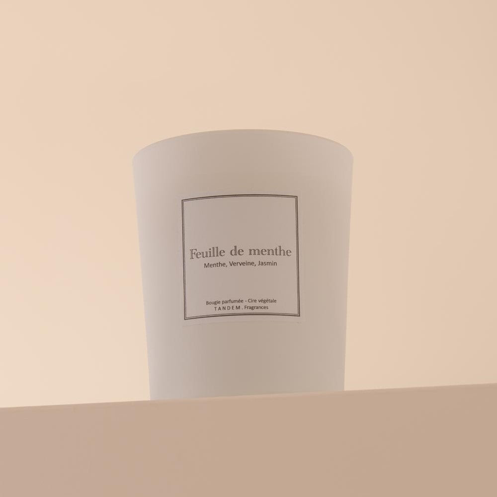 Bougie Parfumée Feuille de Menthe 180g