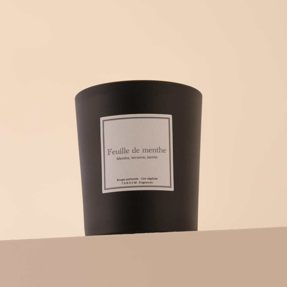 Bougie Parfumée Feuille de Menthe 180g