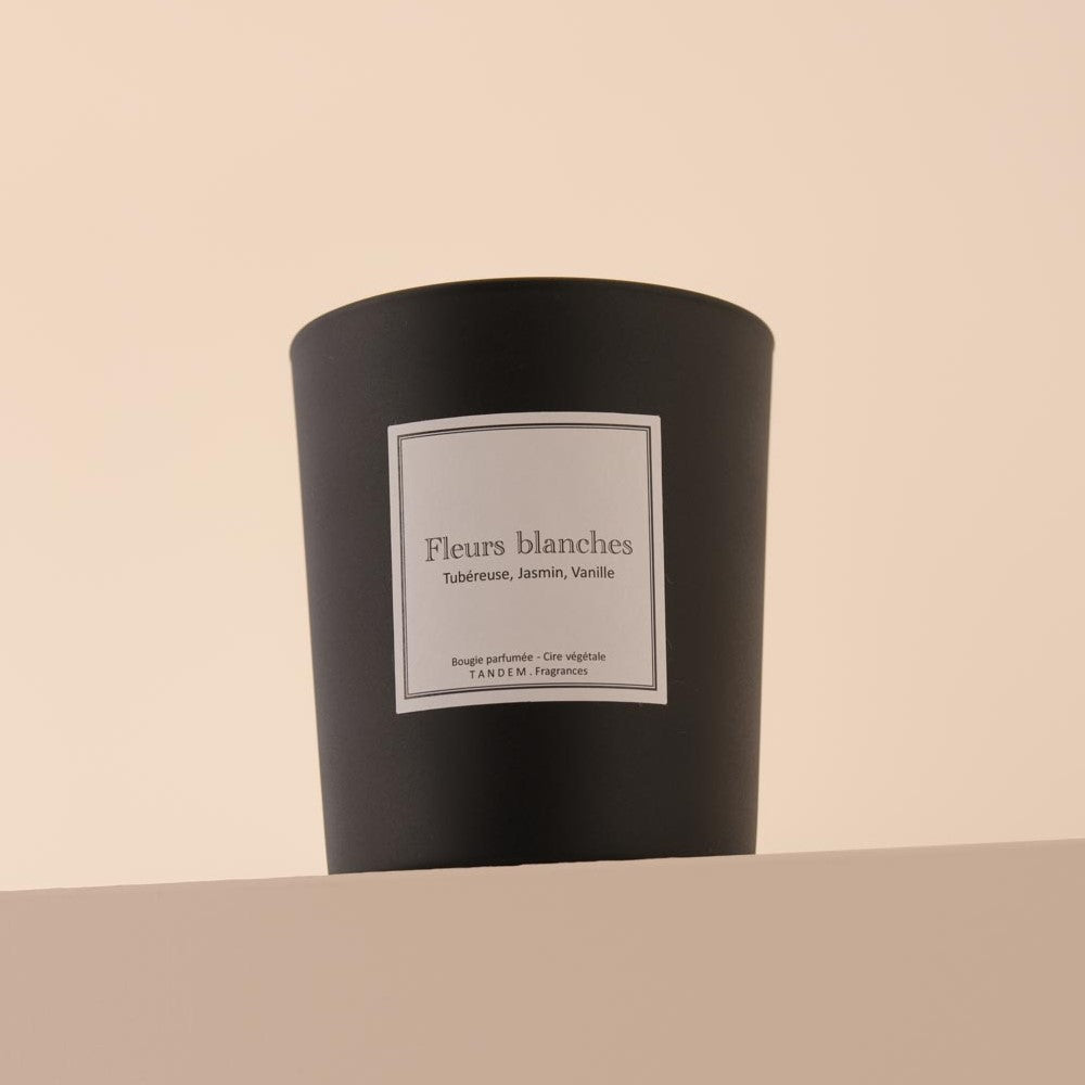 Bougie Parfumée Fleurs Blanches 180g